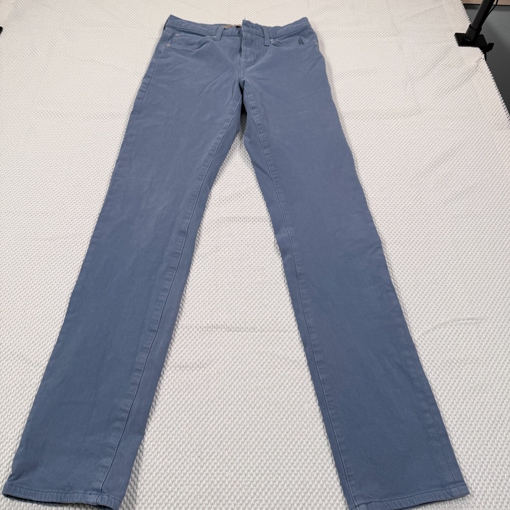 Joe's Jeans Womens Size 28 Slim Fit Blue Slate Grey Stretch Pants Twill 5 Pocket